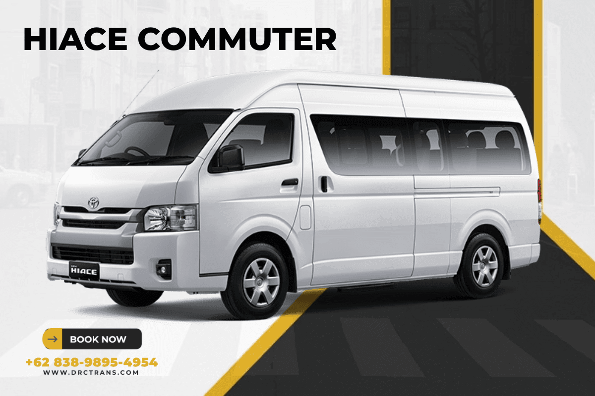 Sewa mobil toyota hiace commuter surabaya - DRCTrans
