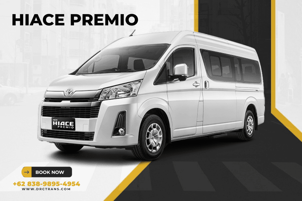 Sewa mobil toyota hiace premio surabaya - DRCTrans